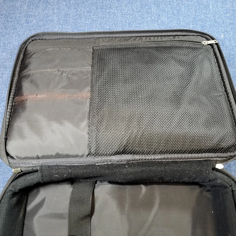 Samsonite Laptop Messenger Bag Black Nylon Professional Business Briefcase Case